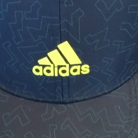Adidas Color Pop Snapback Hat Navy/Lime Green NWT - Picture 5 of 10